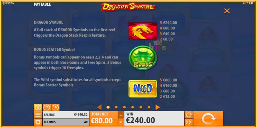 Игровой слот Dragon Shrine