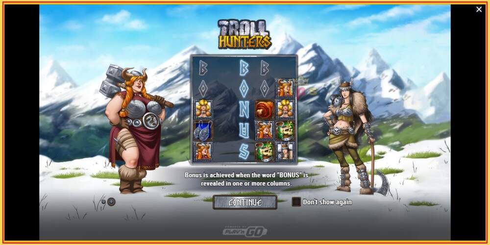 Игровой слот Troll Hunters