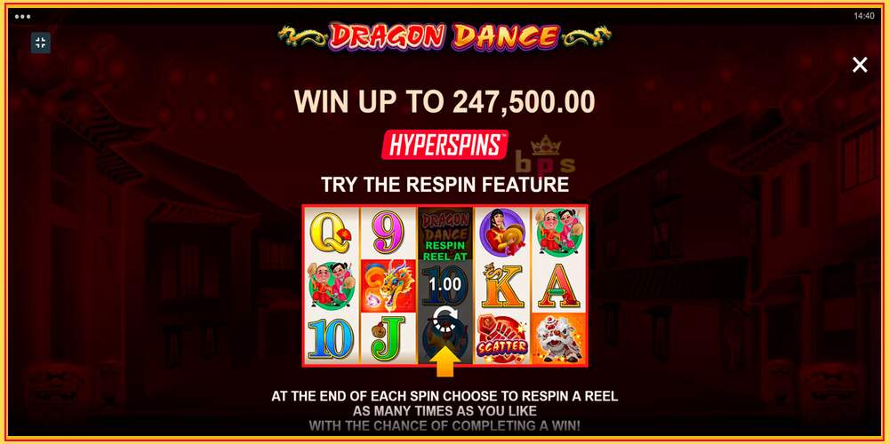 Игровой слот Dragon Dance