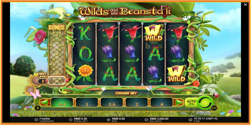 Игровой слот Wilds and the Beanstalk