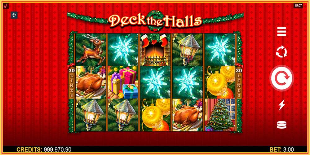 Tragamonedas de juego Deck The Halls