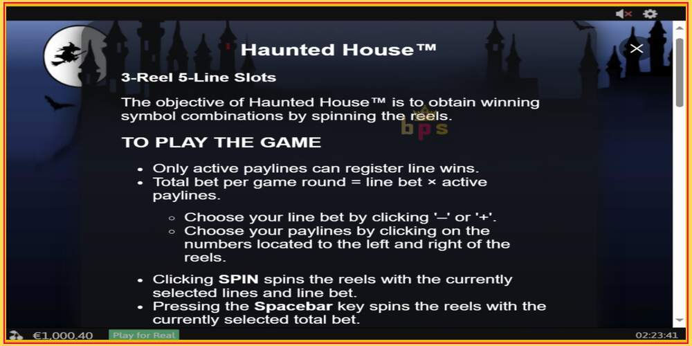 Spelslot Haunted House