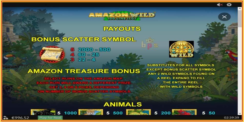 Spelslot Amazon Wild