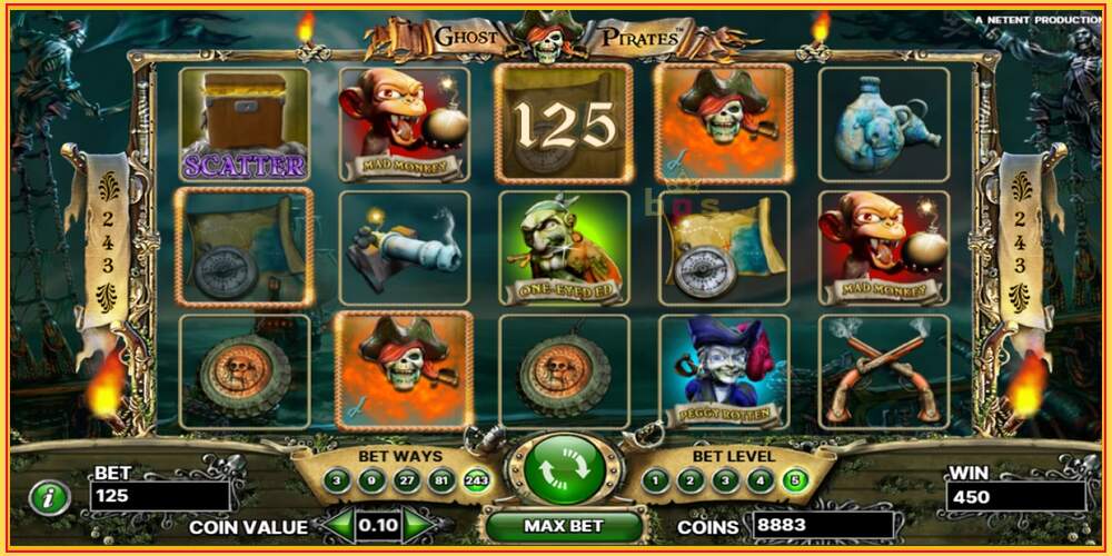 Игровой слот Ghost Pirates