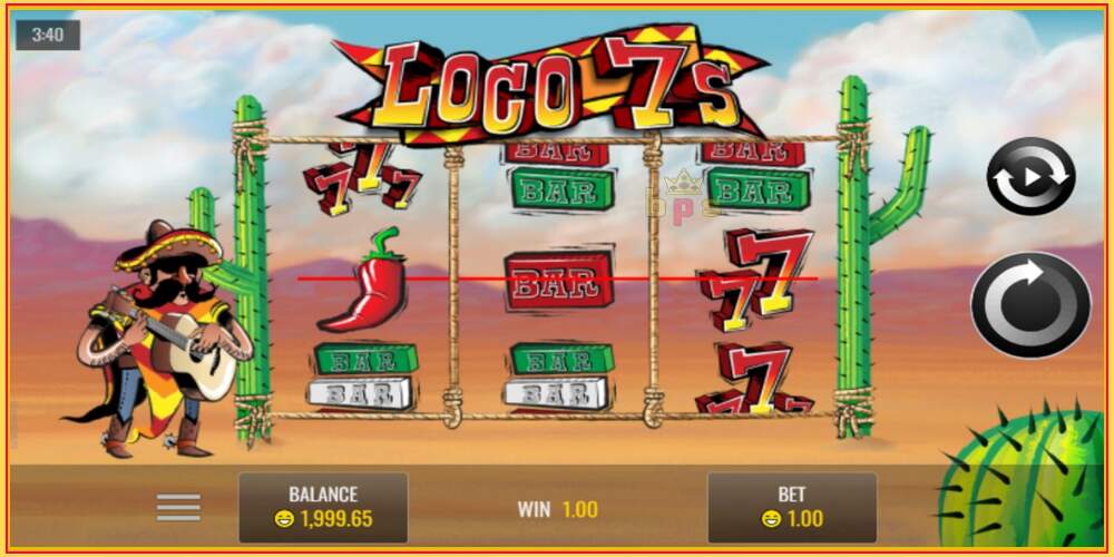 Игровой слот Loco 7s