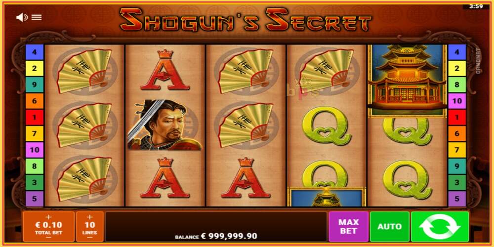 Игровой слот Shoguns Secret