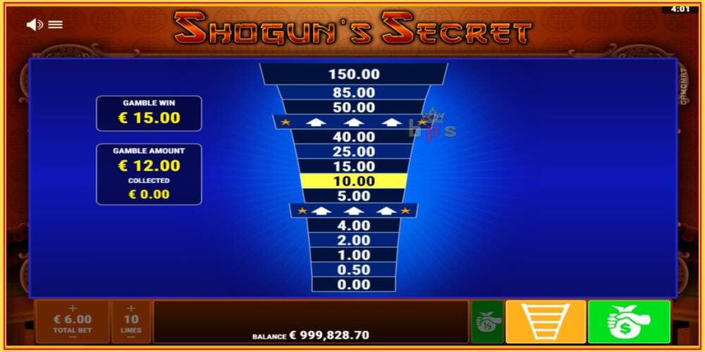 Игровой слот Shoguns Secret