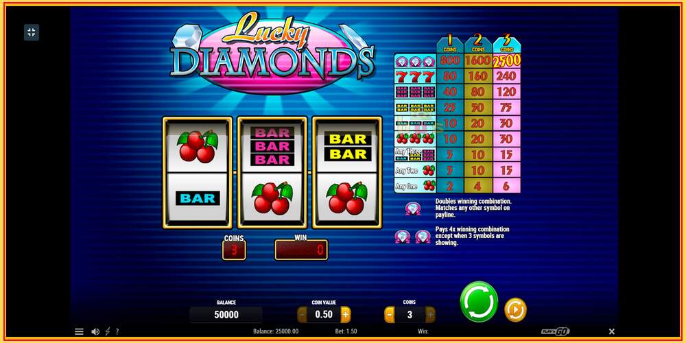 Игровой слот Lucky Diamonds