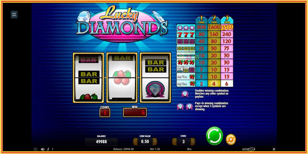 Игровой слот Lucky Diamonds