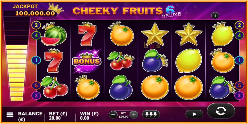 Игровой слот Cheeky Fruits 6 Deluxe