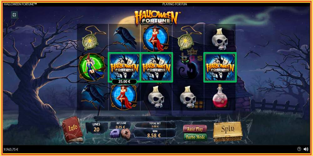 Игровой слот Halloween Fortune