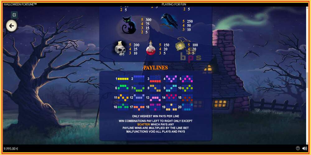 Игровой слот Halloween Fortune