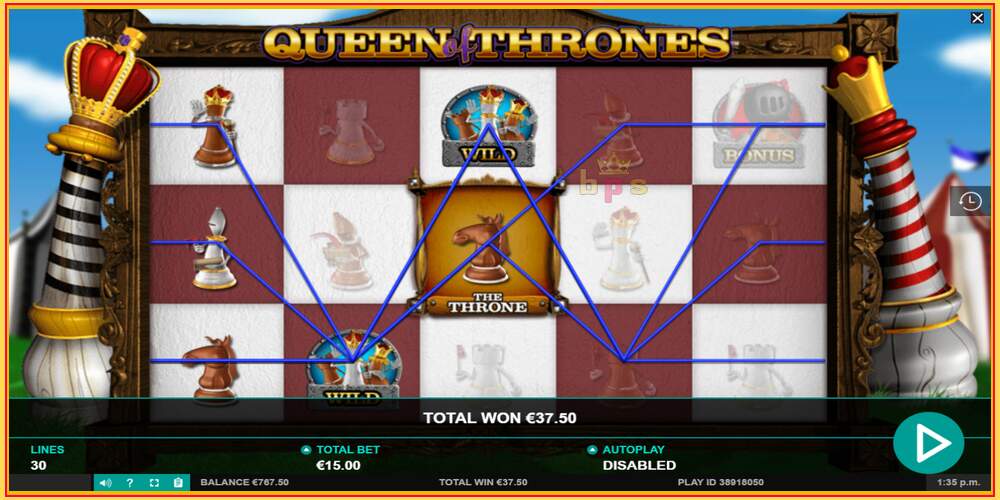 Игровой слот Queen of Thrones