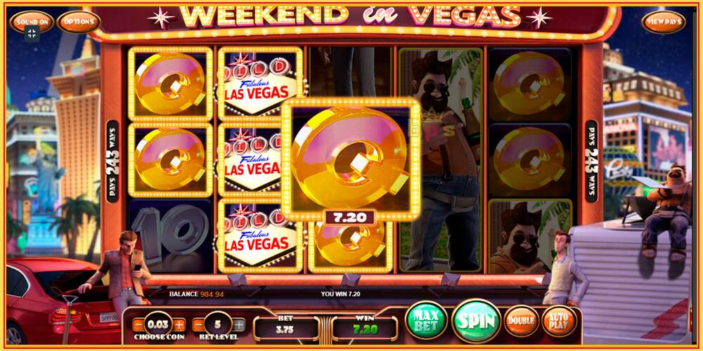 Игровой слот Weekend In Vegas