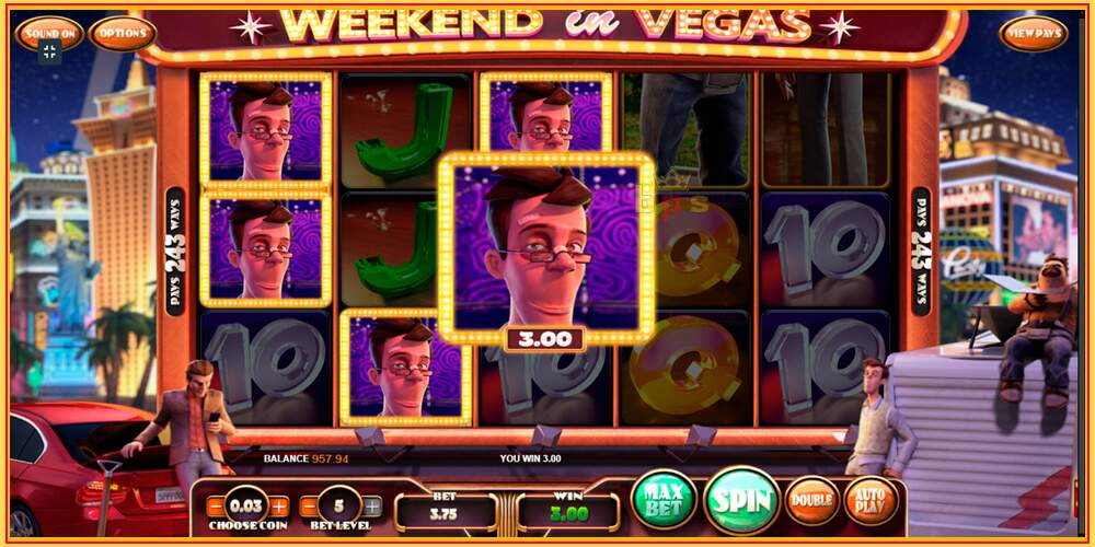 Игровой слот Weekend In Vegas