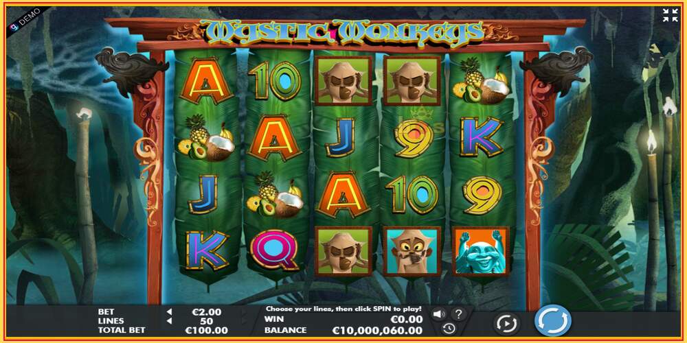 Игровой слот Mystic Monkeys