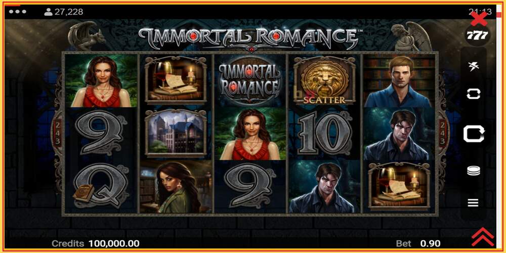 Oyun yuvası Immortal Romance