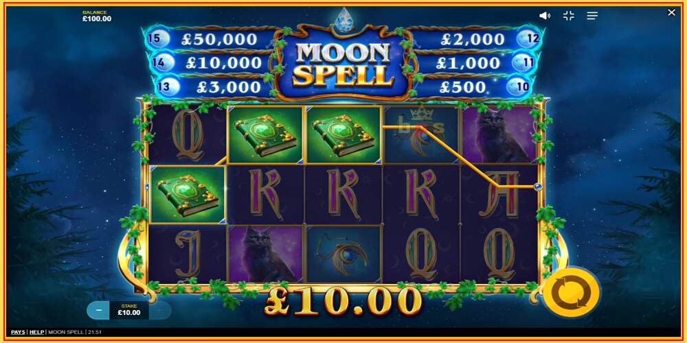 Игровой слот Moon Spell