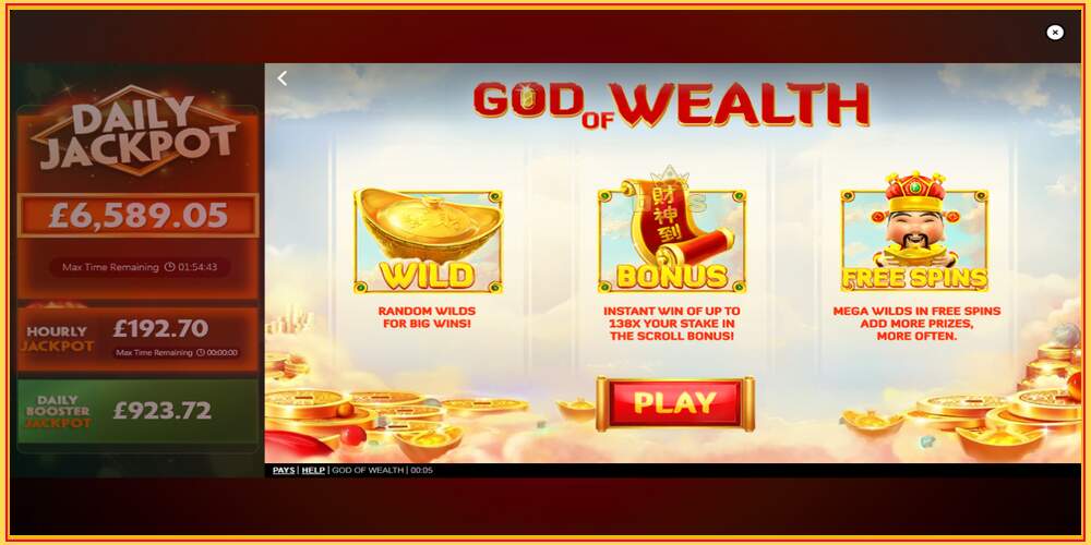 Игровой слот God of Wealth