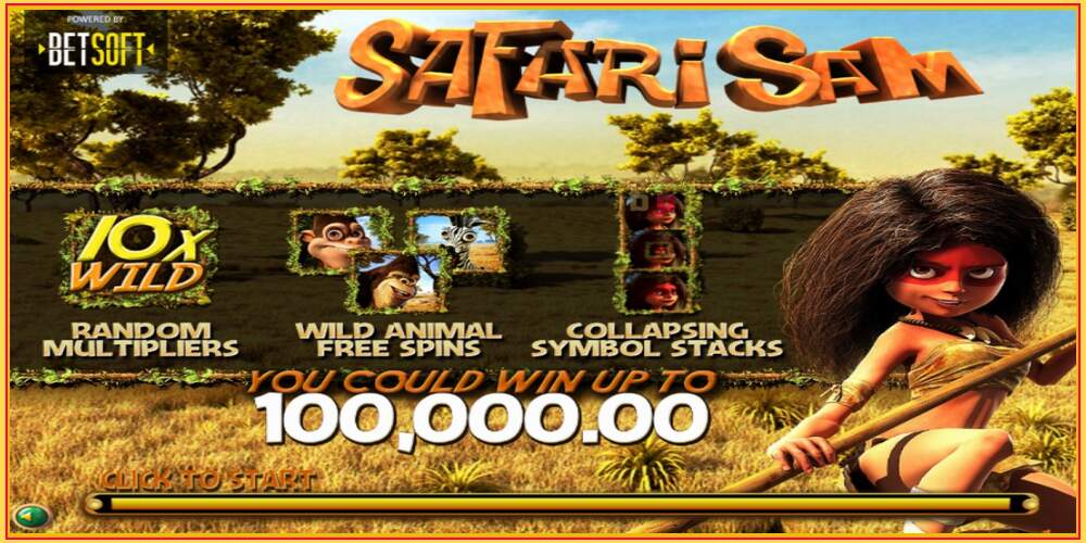 Játék slot Safari Sam