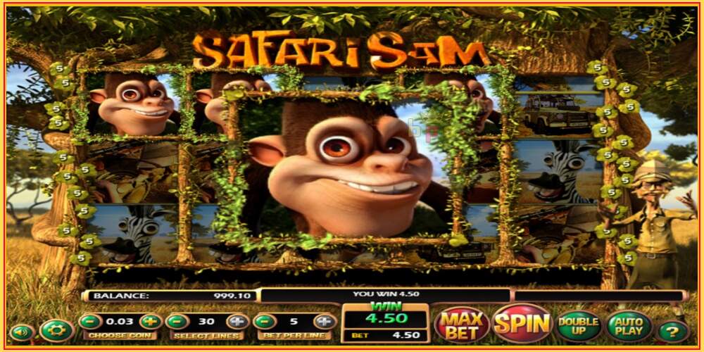 Játék slot Safari Sam