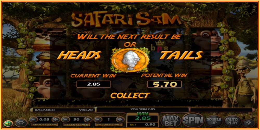 Játék slot Safari Sam