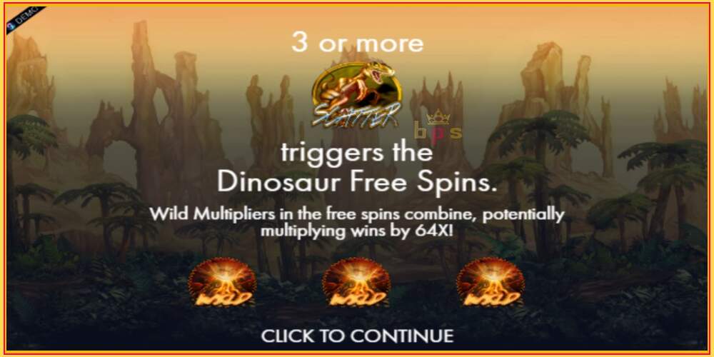 Khe trò chơi Dinosaur Adventure