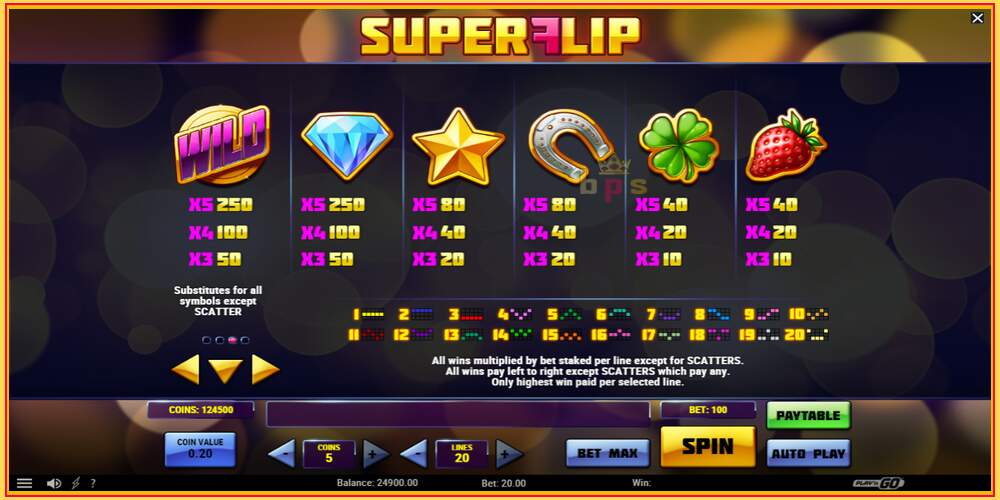 Spelslot Super Flip