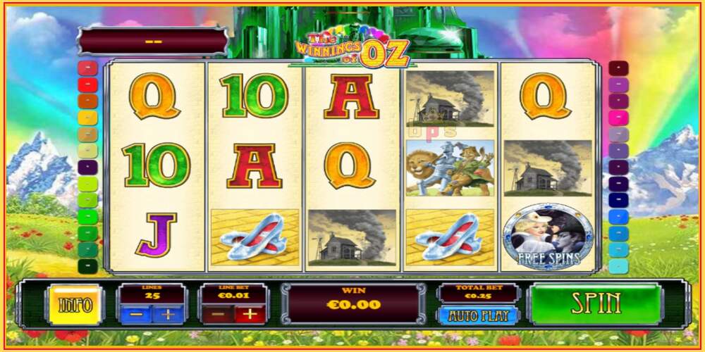 Oyun yuvası The Winnings of Oz