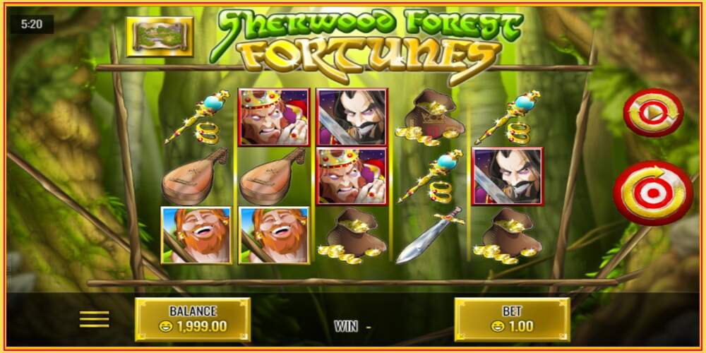 Игровой слот Sherwood Forest Fortunes