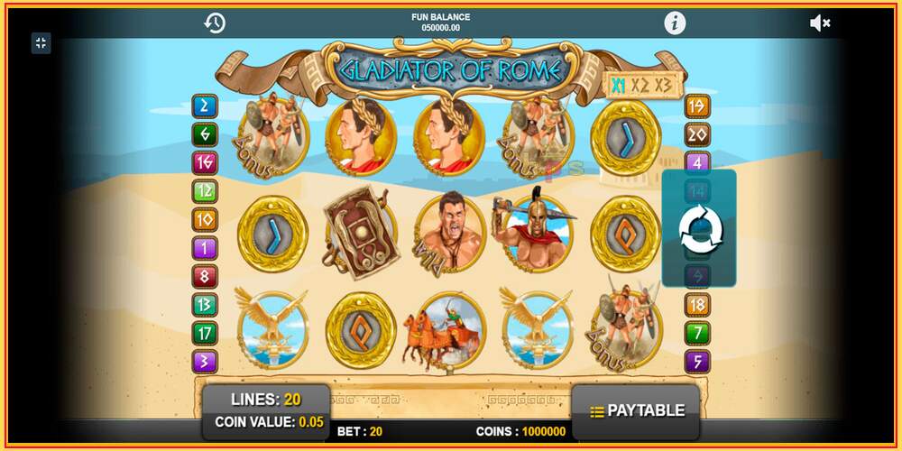 Игровой слот Gladiator of Rome