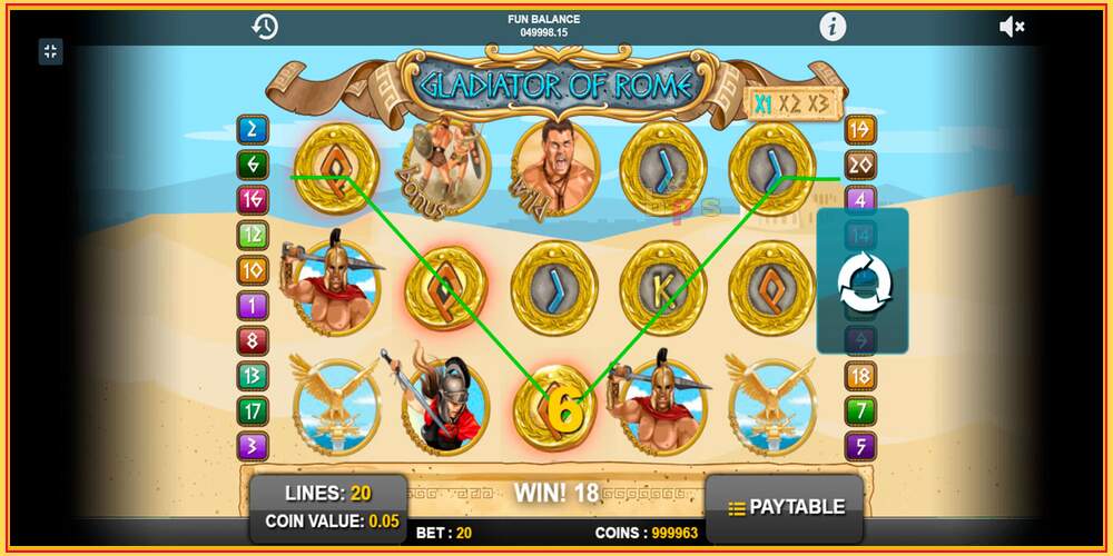 Игровой слот Gladiator of Rome