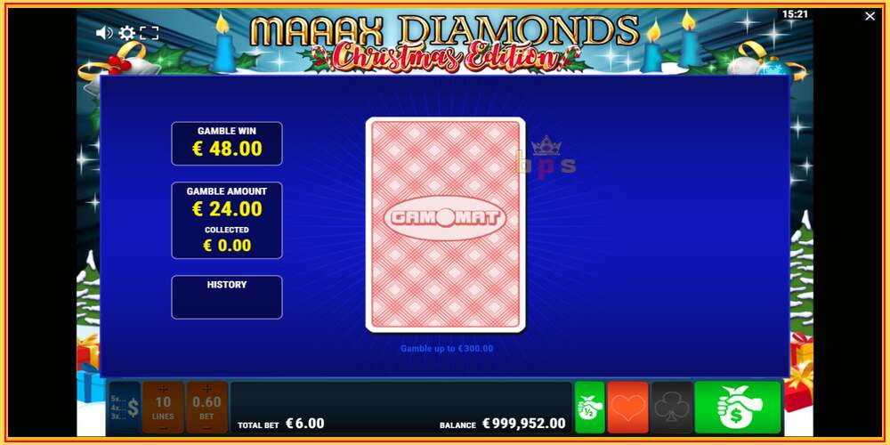 Игровой слот Maaax Diamonds Christmas Edition