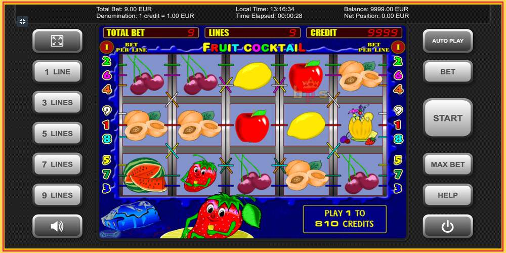 Игровой слот Fruit Cocktail