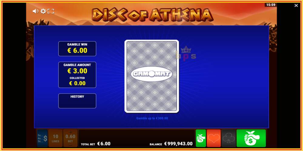 Игровой слот Disc of Athena