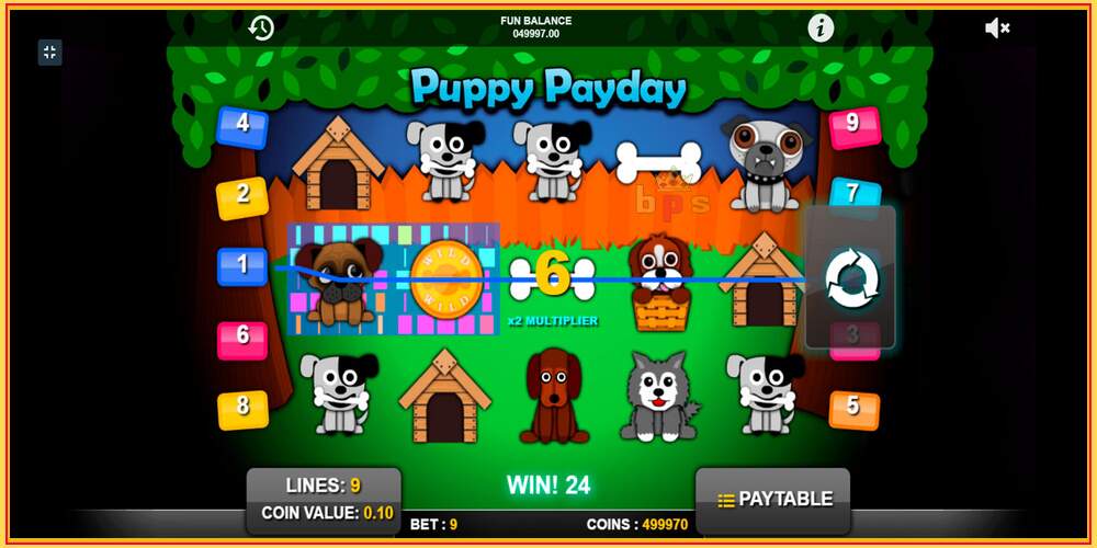 Игровой слот Puppy Payday