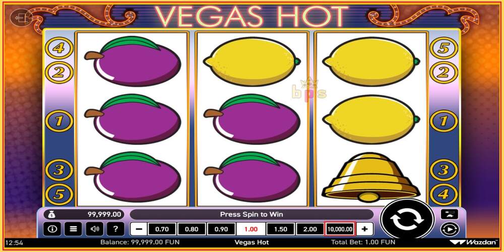 Игровой слот Vegas Hot