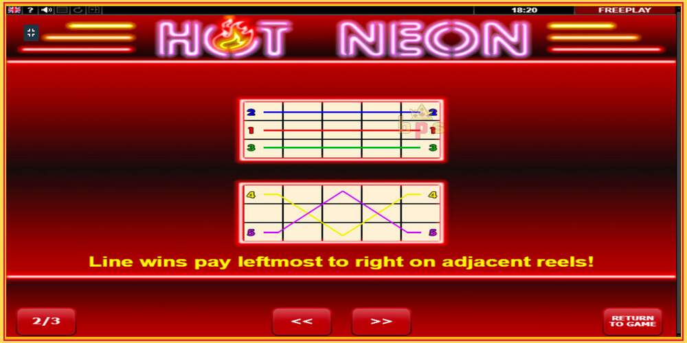 Игровой слот Hot Neon