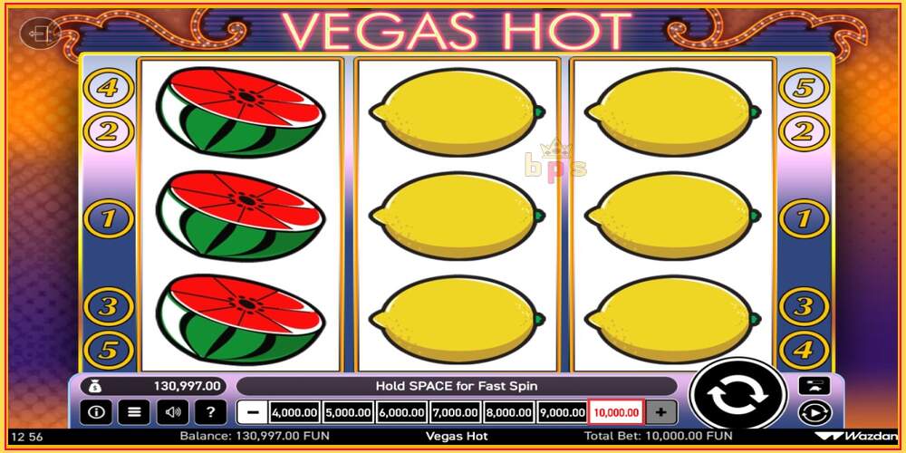 Игровой слот Vegas Hot