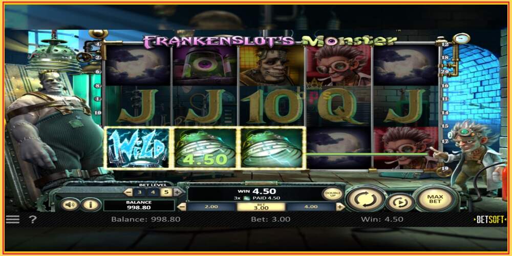 Tragamonedas de juego Frankenslots Monster