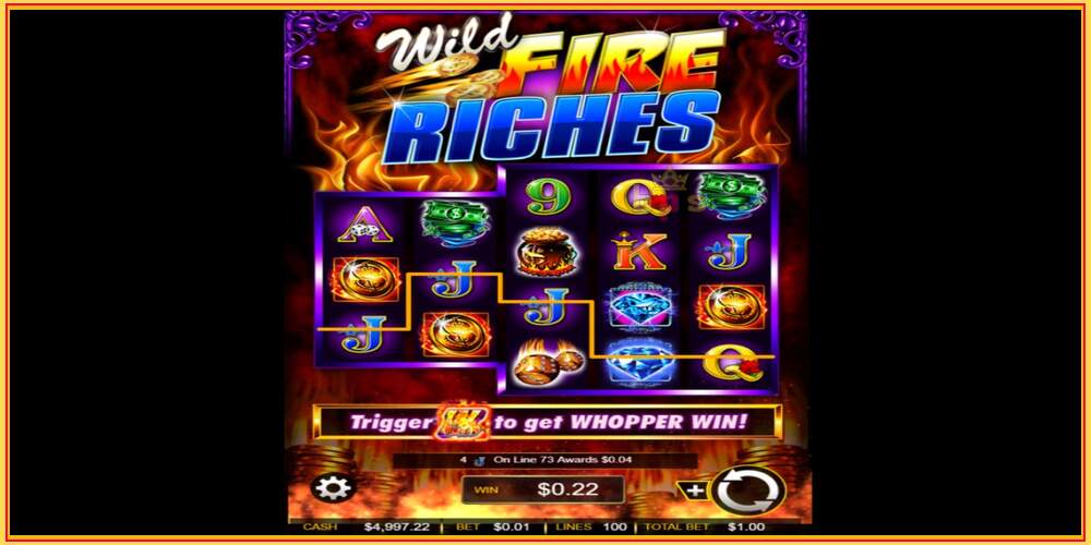 Игровой слот Wild Fire Riches