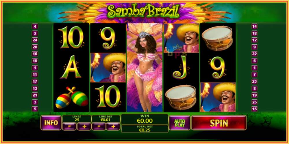 Игровой слот Samba Brazil