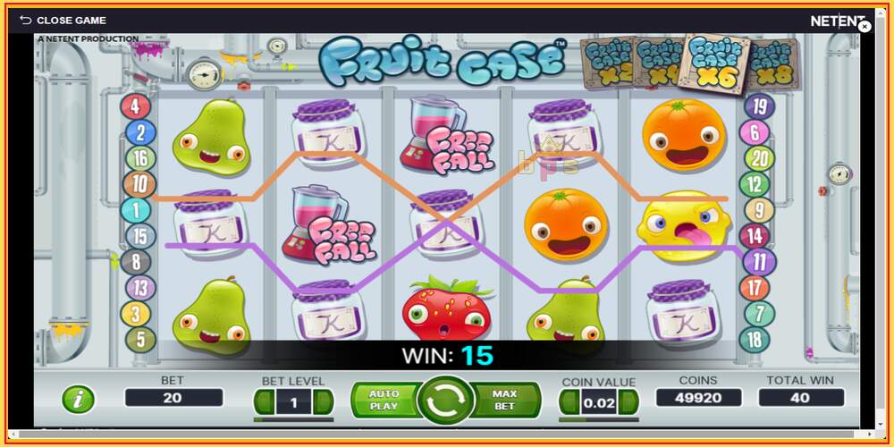 Spelslot Fruit Case