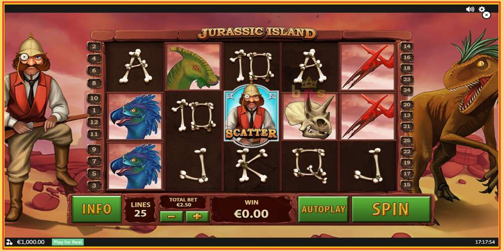 Игровой слот Jurassic Island