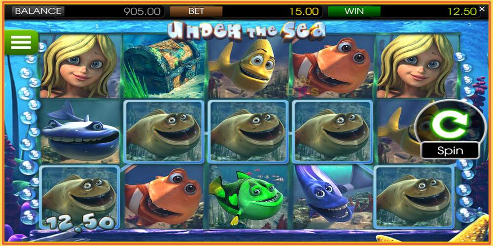 Игровой слот Under the Sea