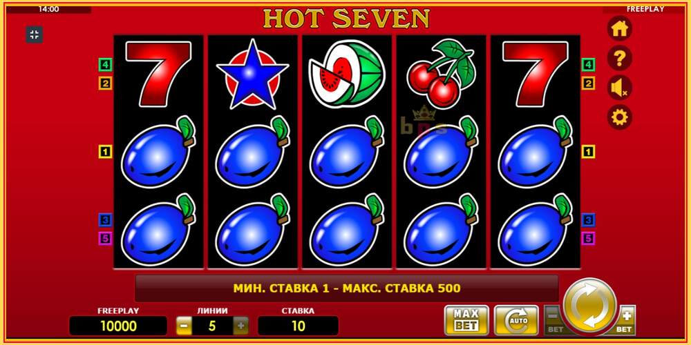 Игровой слот Hot Seven