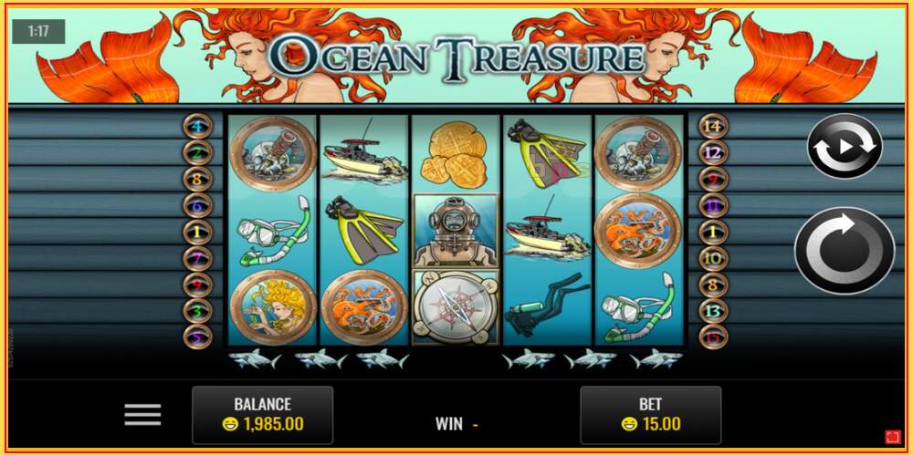 Игровой слот Ocean Treasure