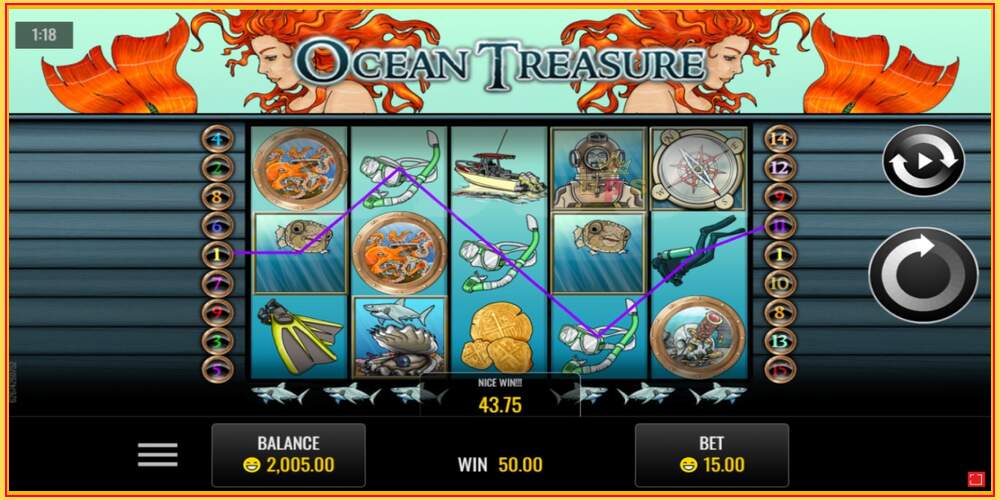 Игровой слот Ocean Treasure