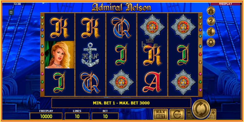 Игровой слот Admiral Nelson