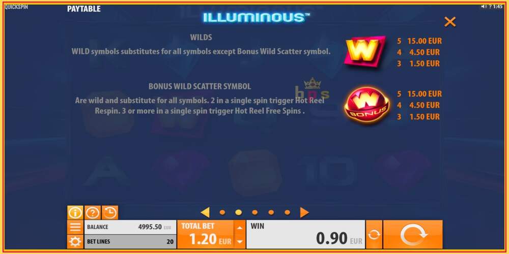 Игровой слот Illuminous